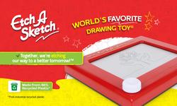 Etch A Sketch, Classic Red Drawing Toy with Magic Screen, for Ages 3 and Up  - Walmart.com
