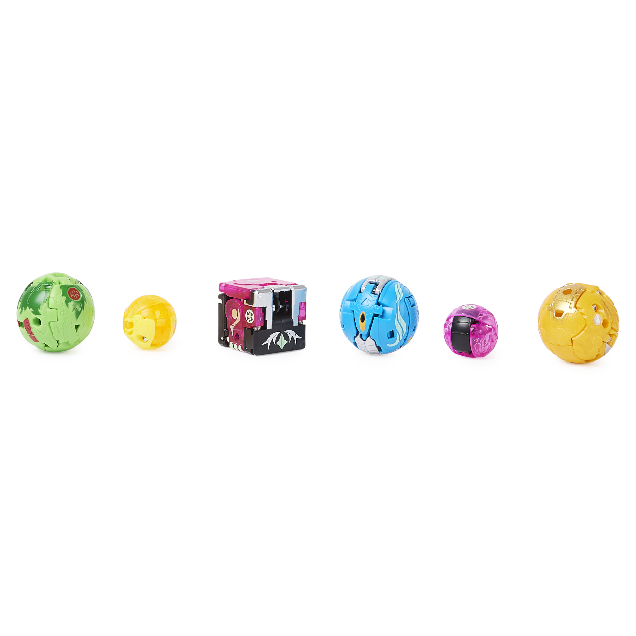 Bakugan Evolutions Nillious and Titan King Battle Strike Pack Includes 6 Bakugan Action Figures 9 Trading Cards and 8 BakuCores Kids Toys for Boys Ages 6 and Up Spin Master