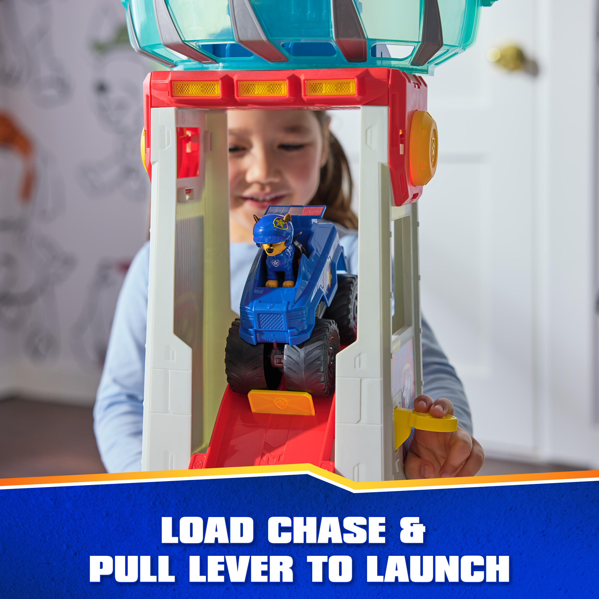 PAW Patrol Rescue Wheels Super Loop Tower HQ Playset Spin Master