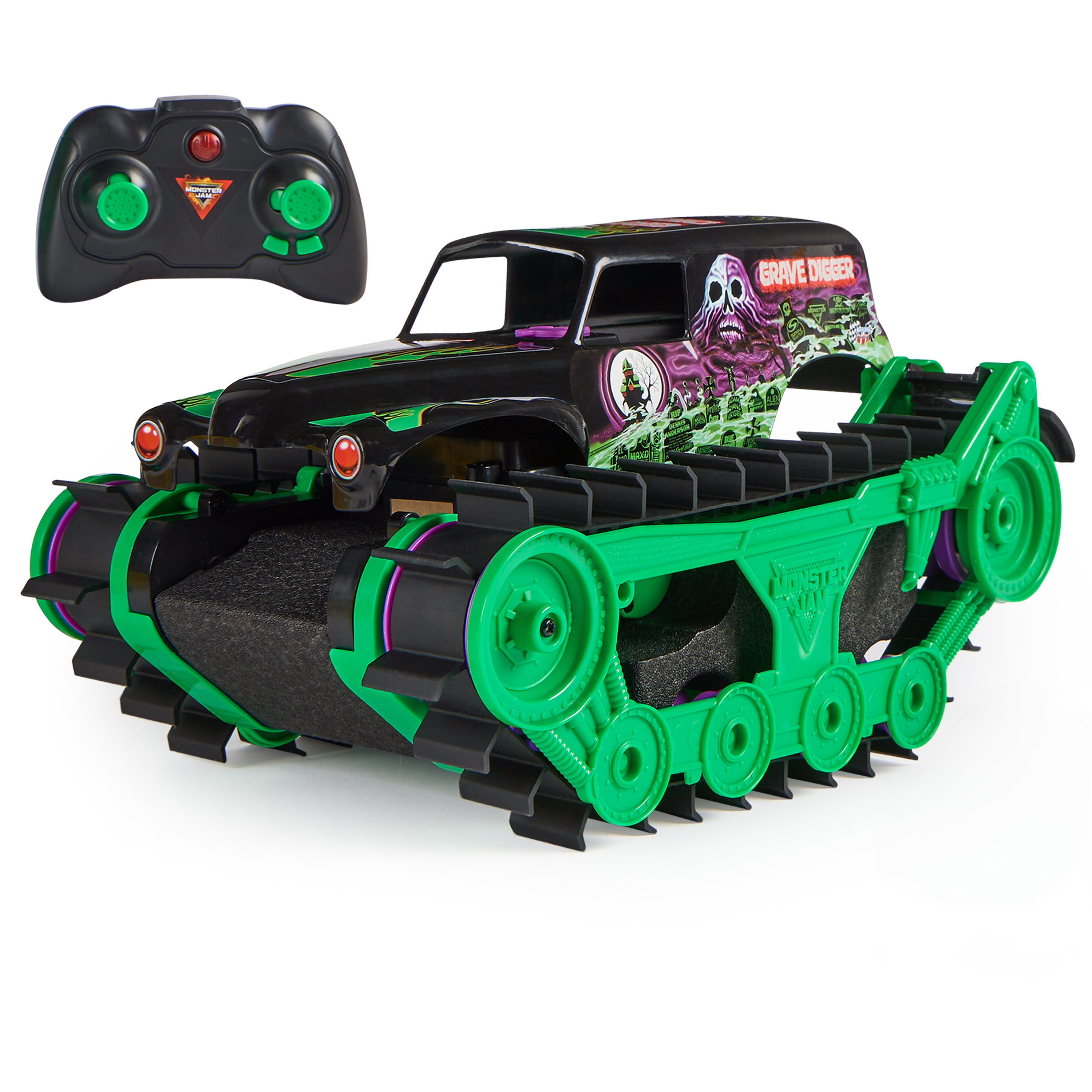 Monster Jam Grave Digger Trax All Terrain RC Spin Master