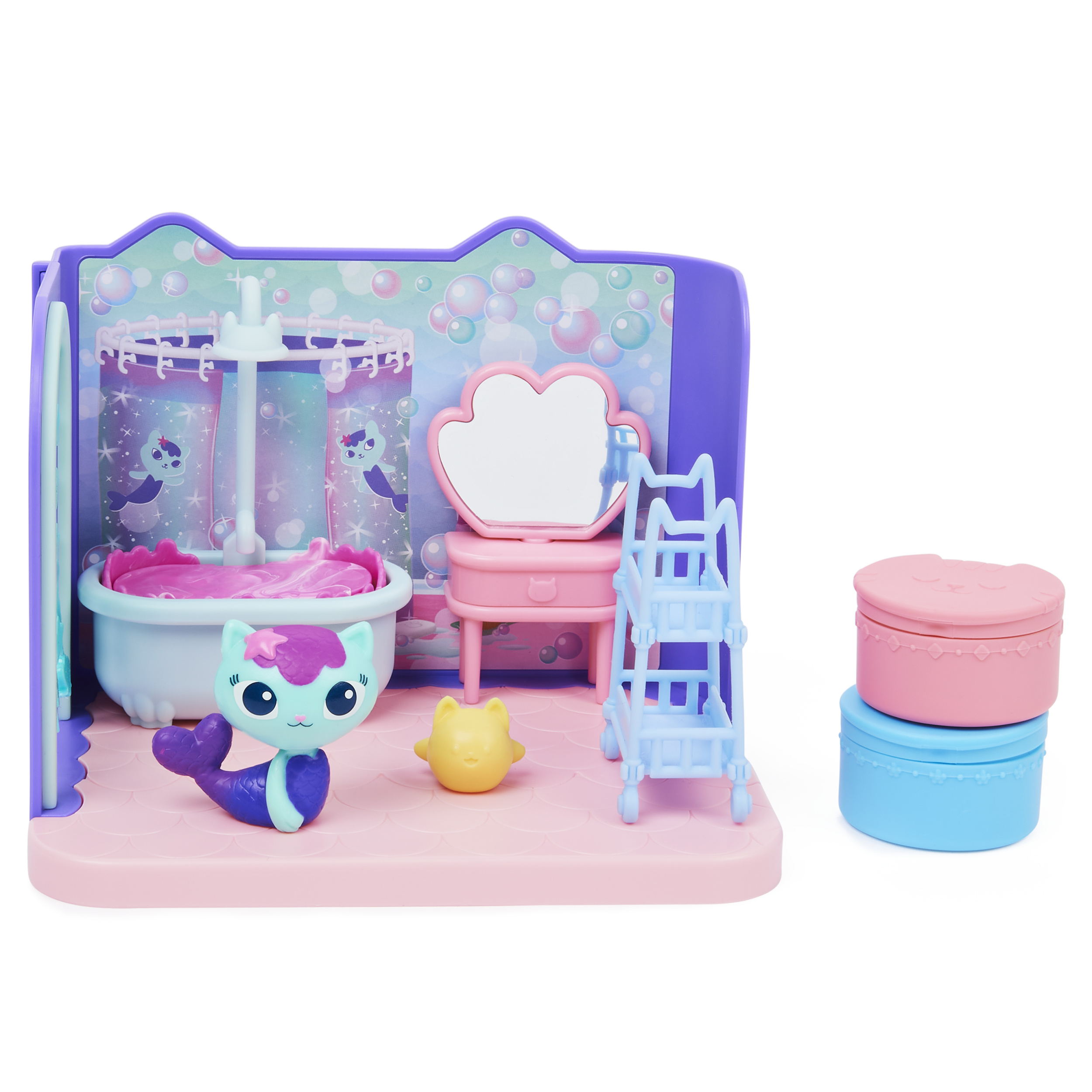 Gabby’s Dollhouse offers 6 Deluxe Room Set For Gabby’s Dollhouse Mer-cat Dj Catnip