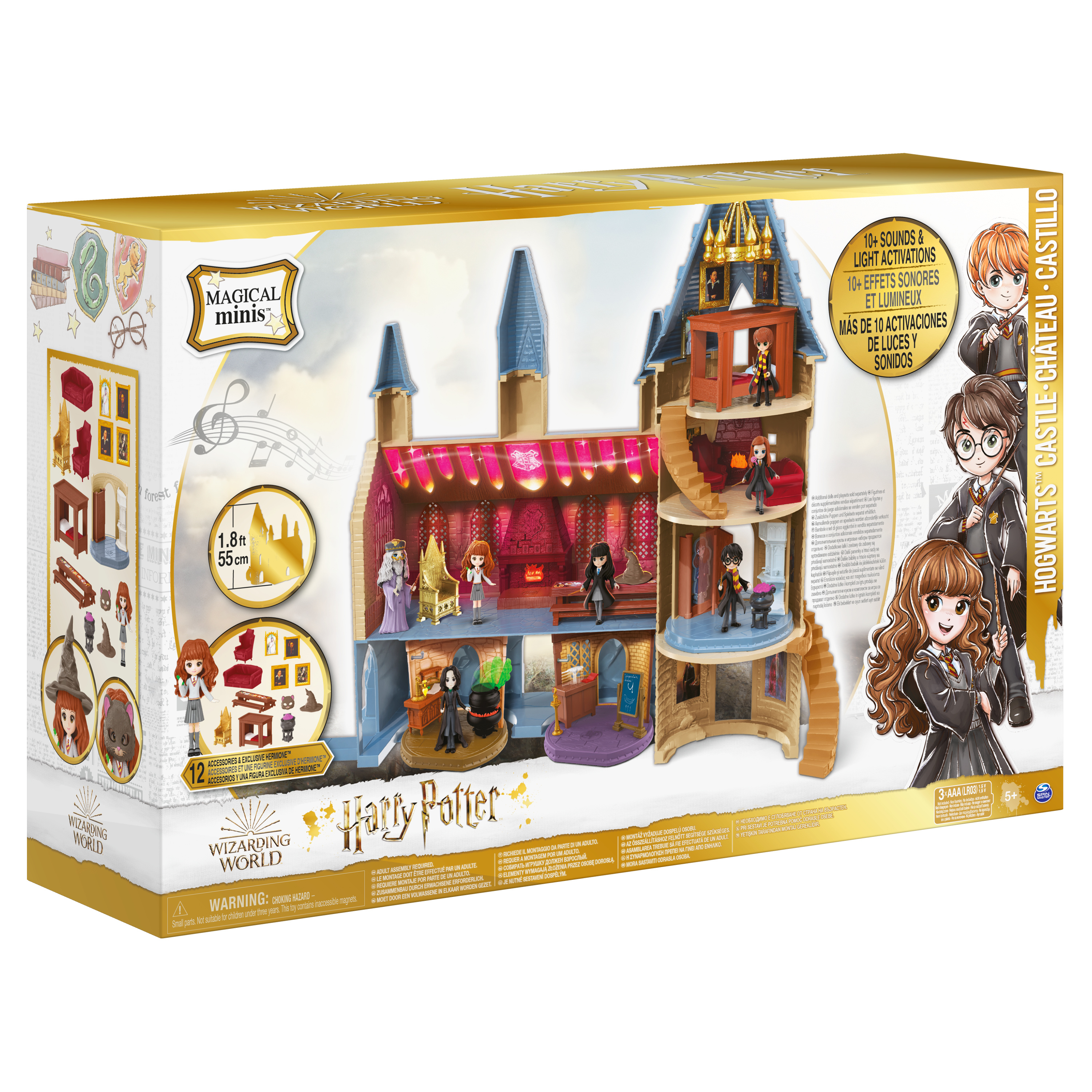 Wizarding World Harry Potter, Magical Minis popular Hogwarts Castle with 12 Accessori...