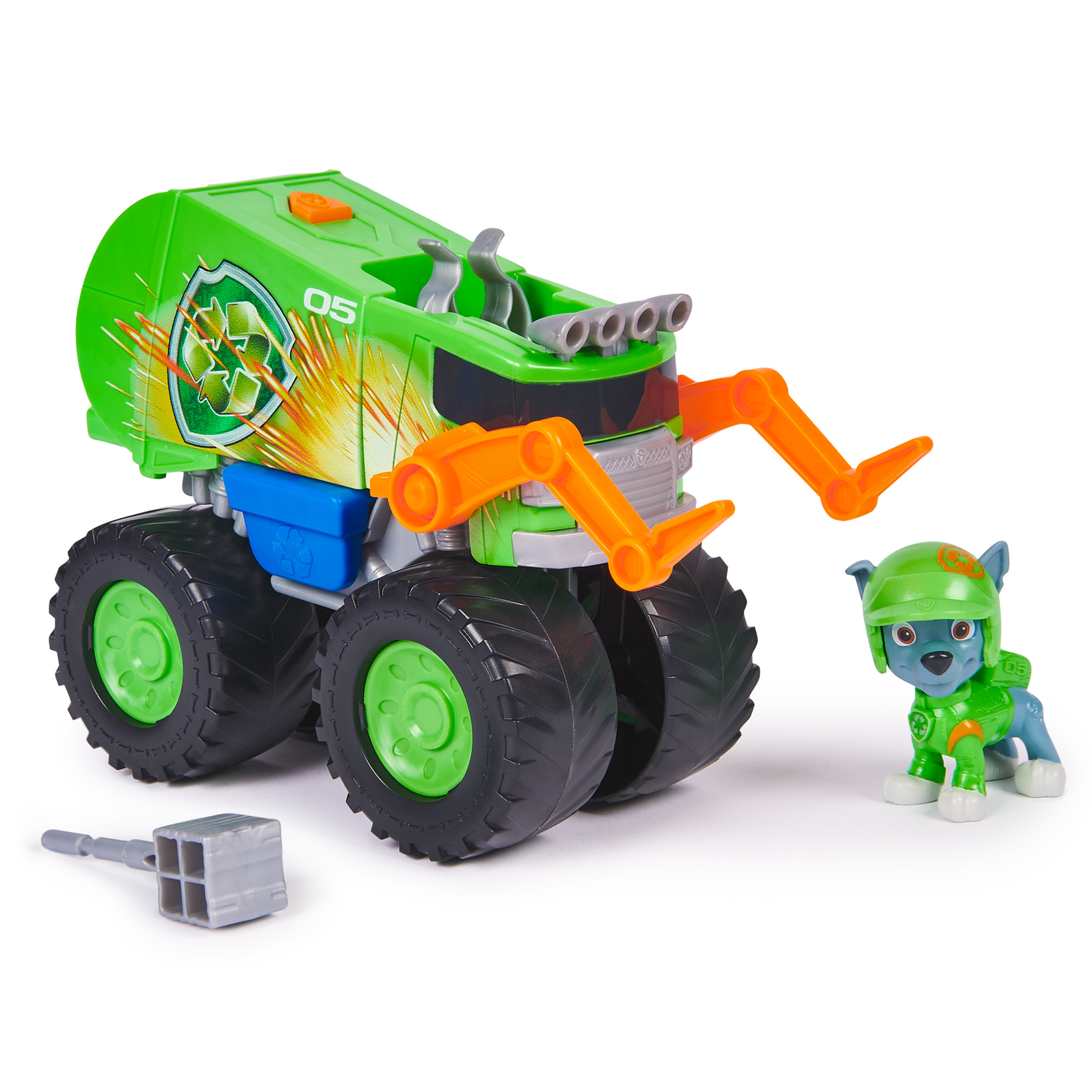 PAW Patrol Rescue Wheels Rocky s Recycle Truck Spin Master