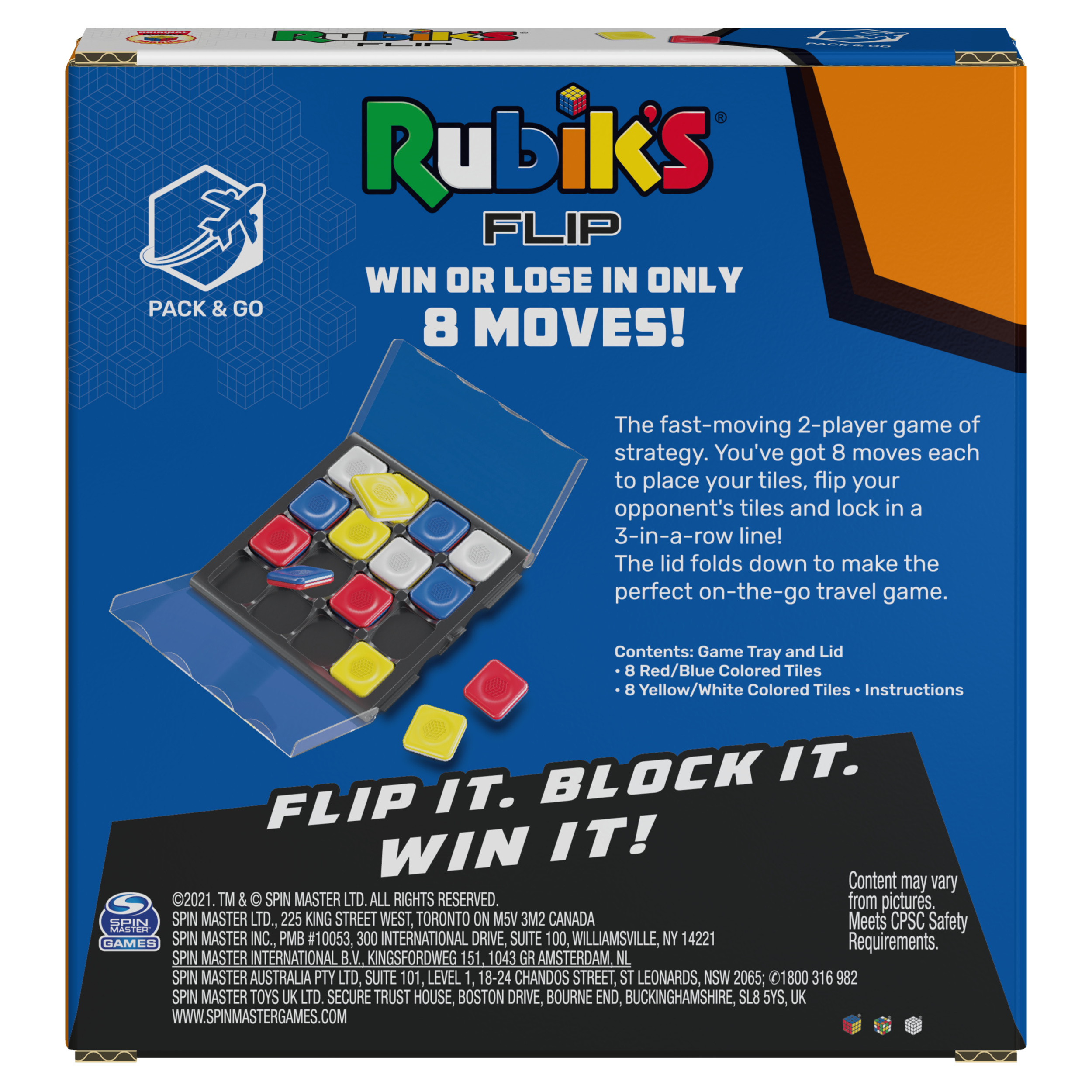 Rubik s Flip Pack Go Spin Master