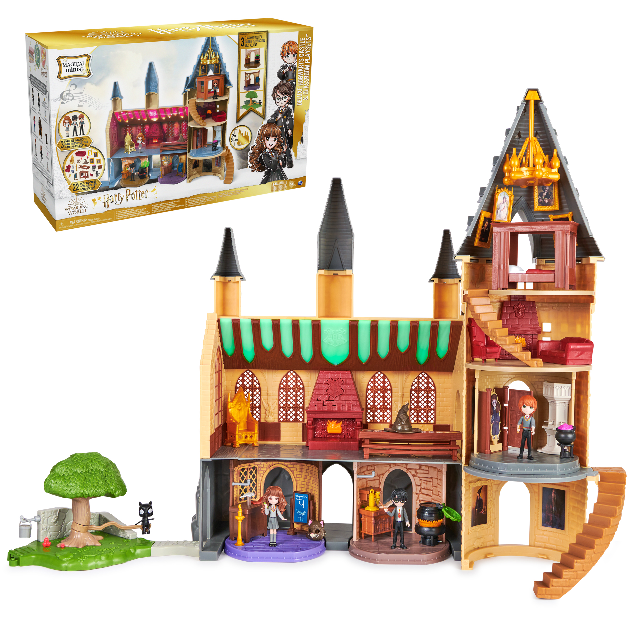 Wizarding popular World Harry Potter, Magical Minis Hogwarts Castle with 12 Accessori...