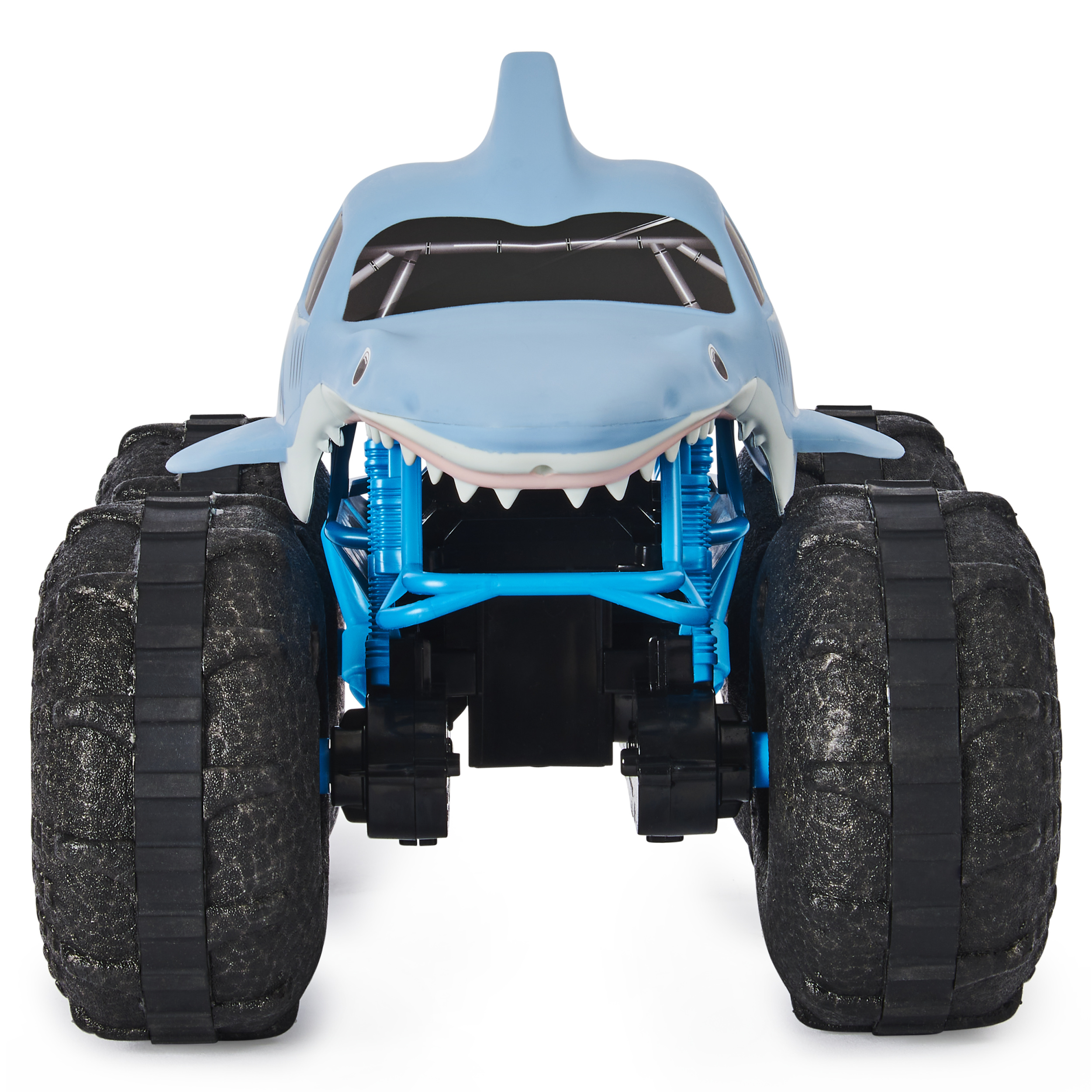 Monster Jam Official Megalodon Storm All Terrain Remote Control Monster Truck for Boys and Girls 1 15 Scale Kids Toys for Ages 4 6 Spin Master