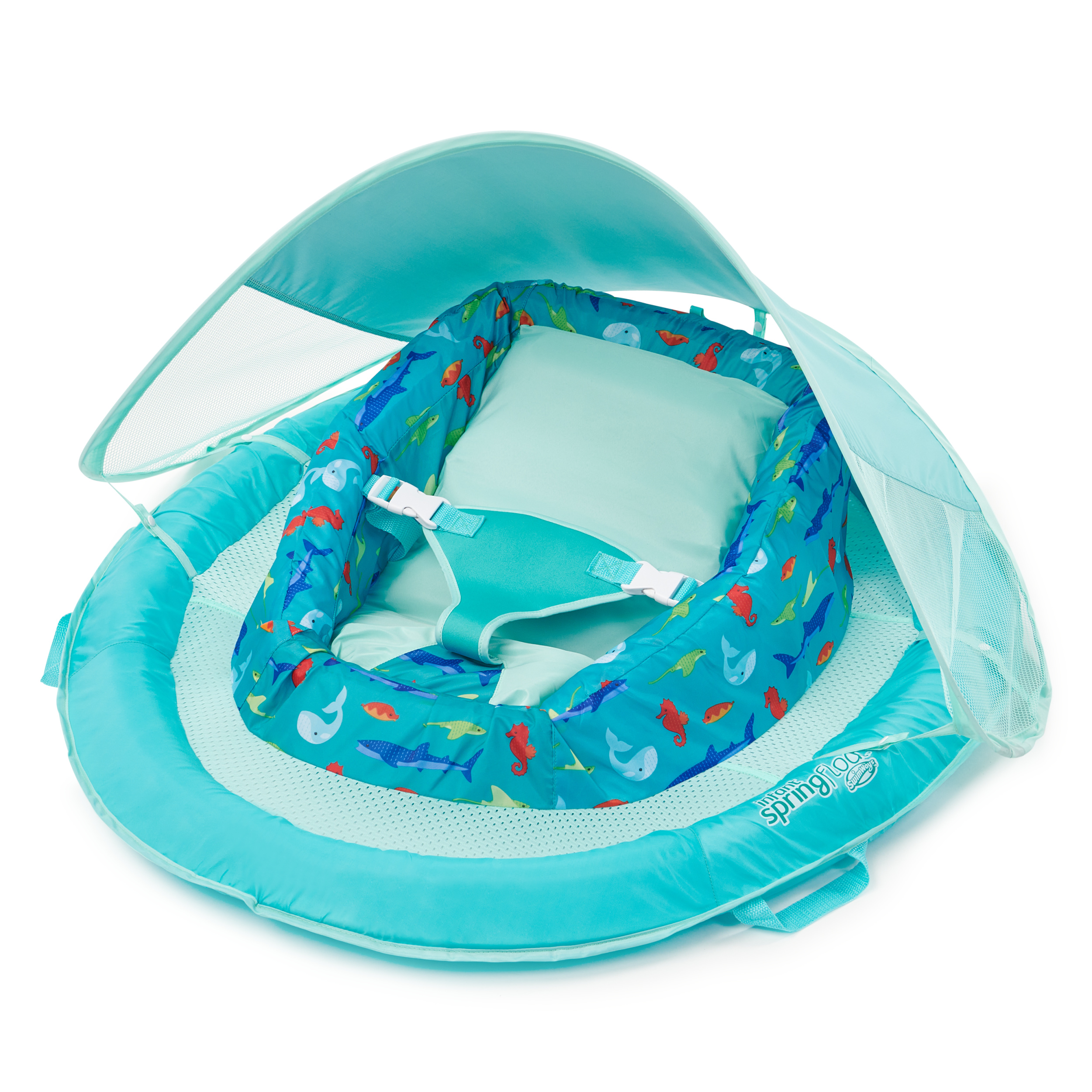 Swimways Premium Infant Spring Float with Sun Canopy Spin Master