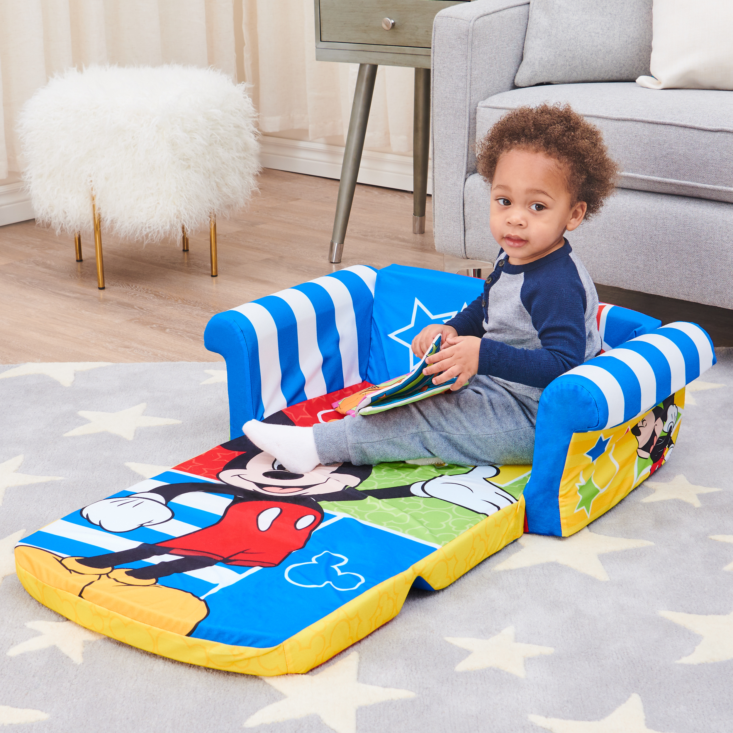 Mickey mouse 2 in 1 flip sofa on sale