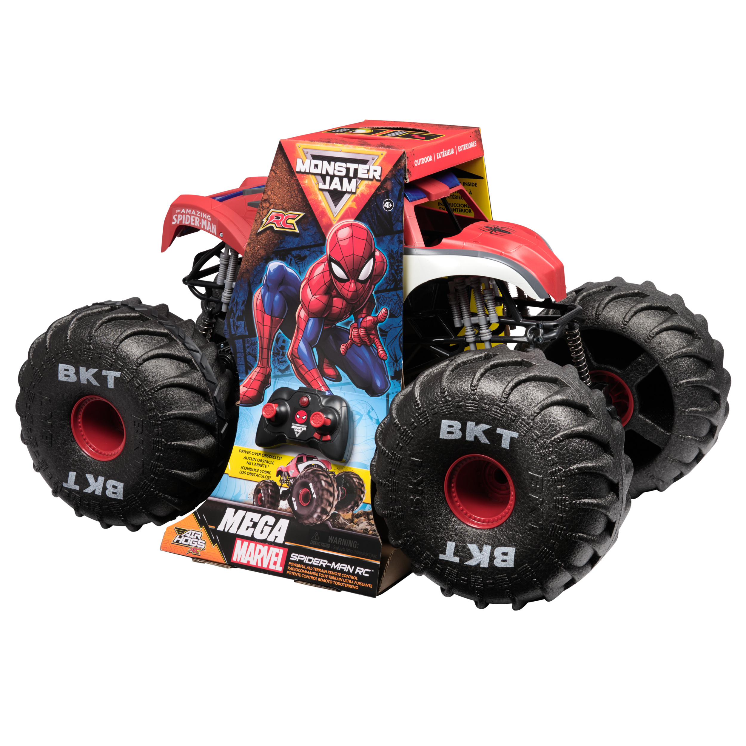 Monster Jam Marvel Mega Spider Man RC Monster Truck 1 6 Scale Spin Master