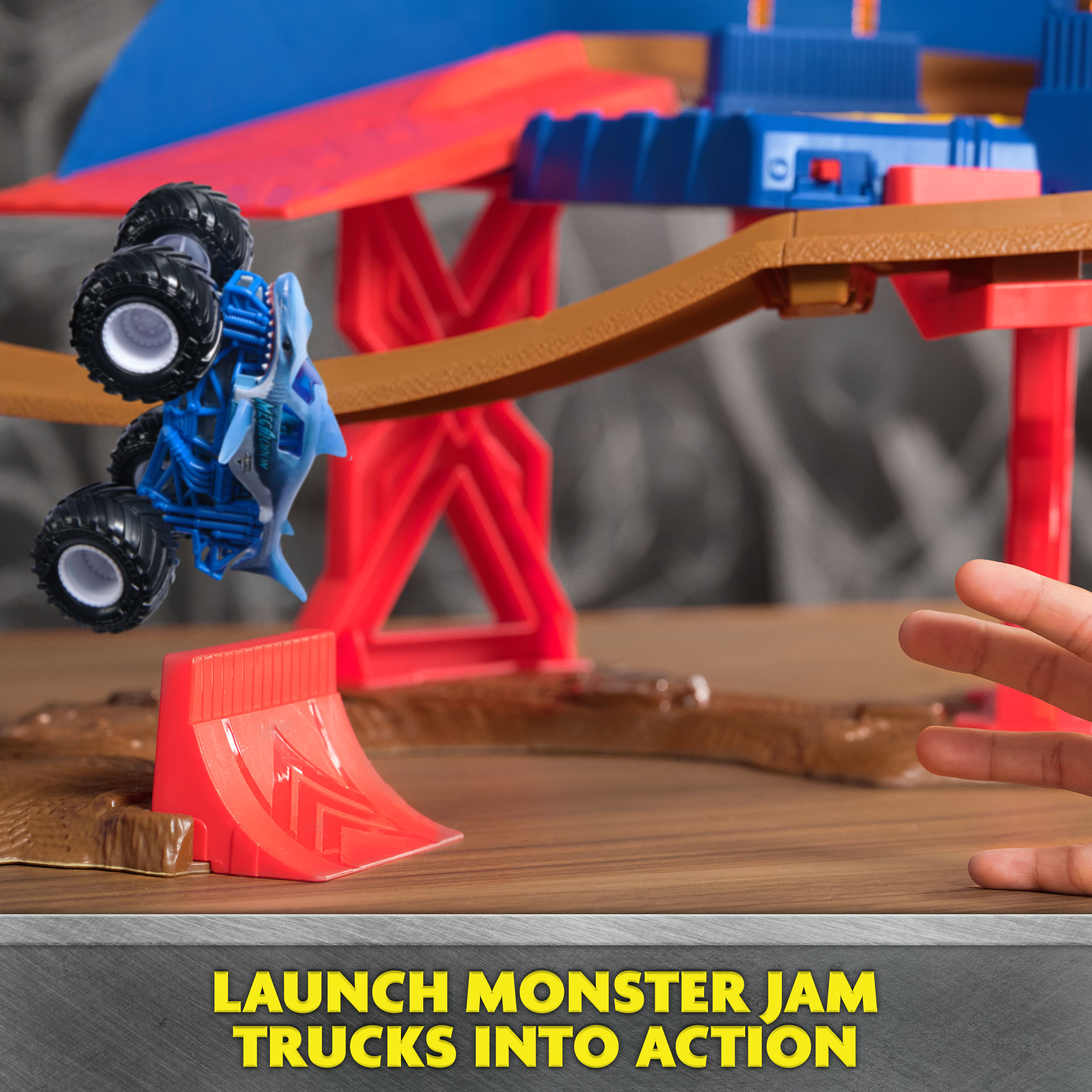 Monster jam toy track on sale