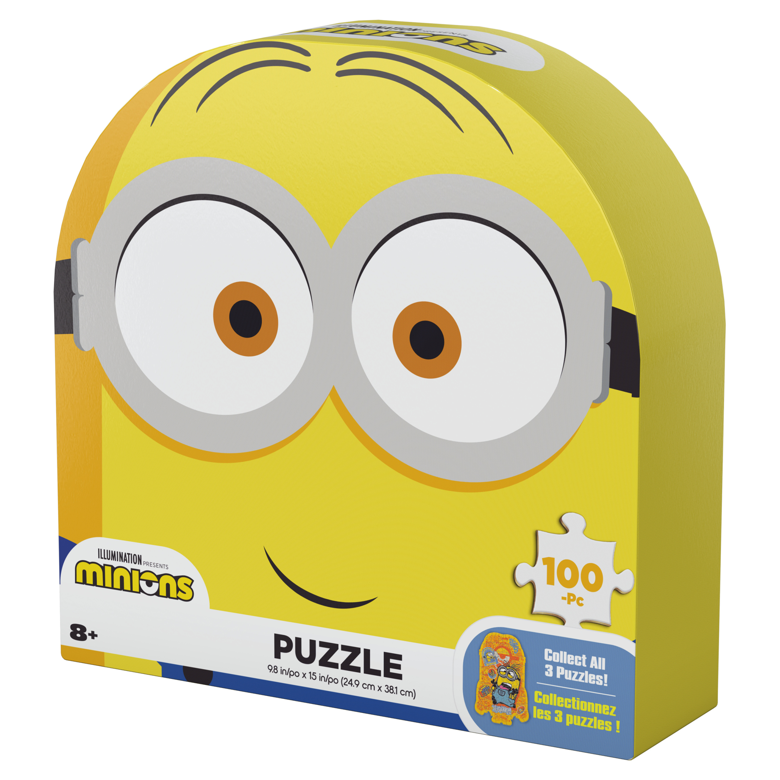 Minions Collectible Minion shaped 100 piece Puzzle for Kids Ages 8 Spin Master