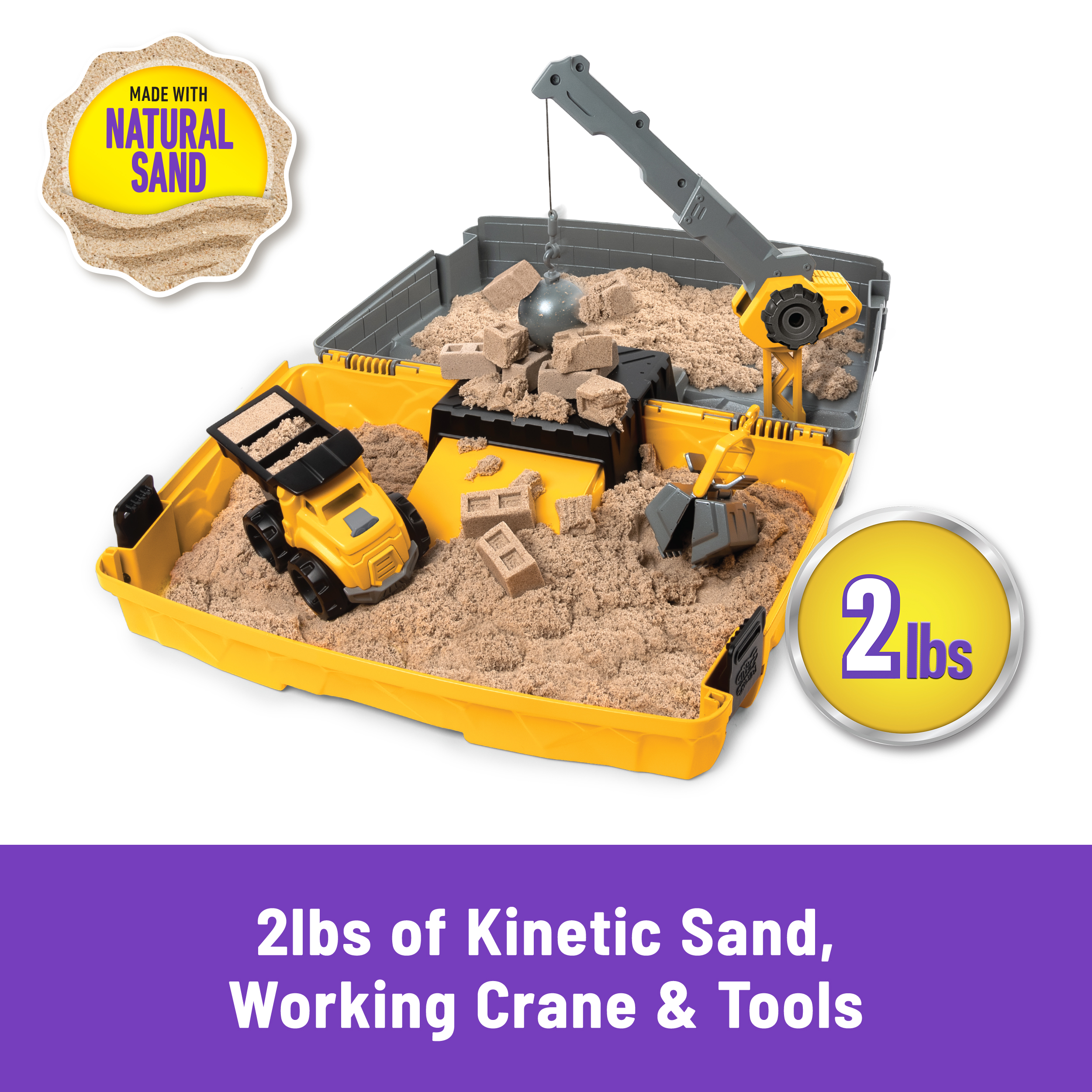 Kinetic Sand Construction Site Spin Master