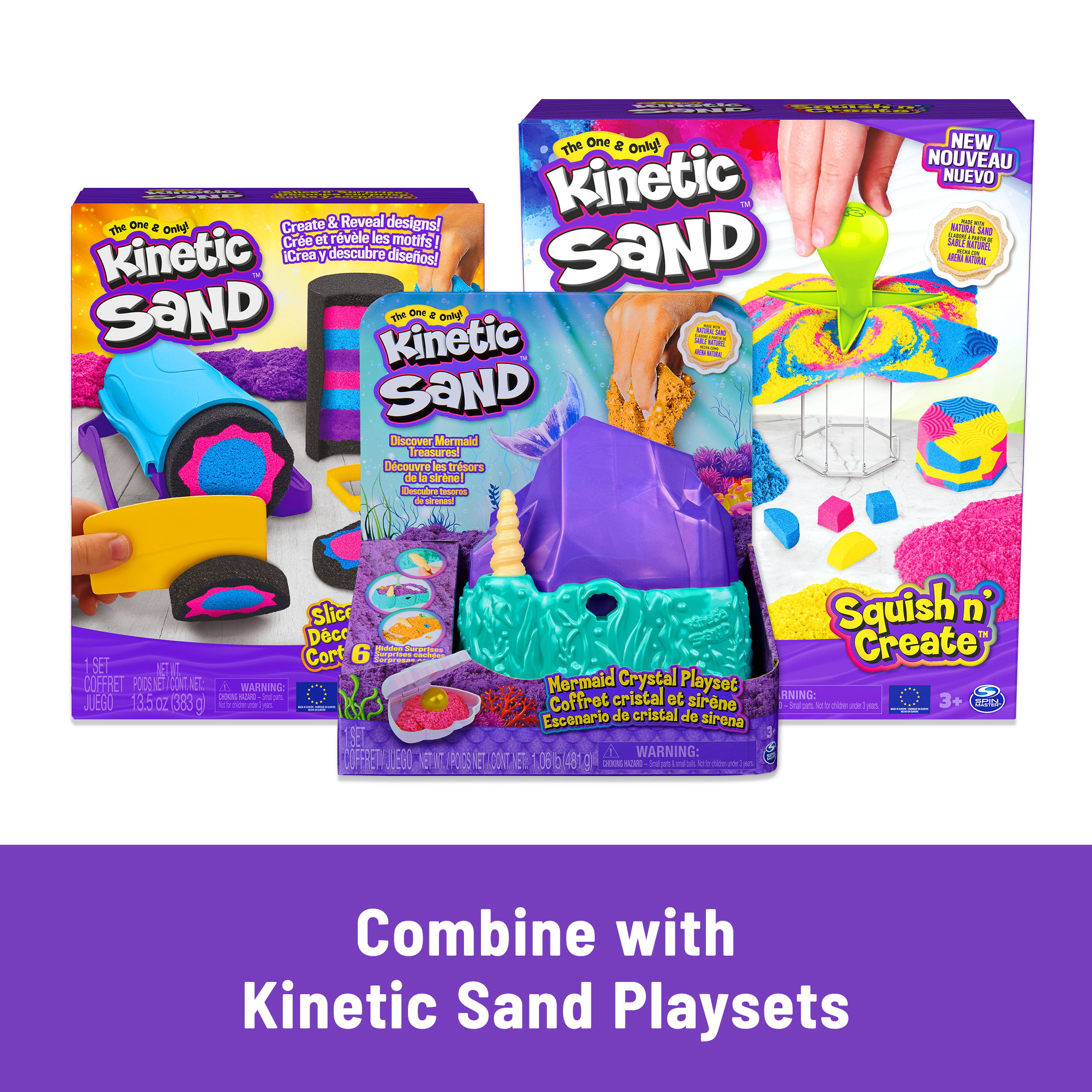 Kinetic Sand 3lbs Beach Sand Spin Master