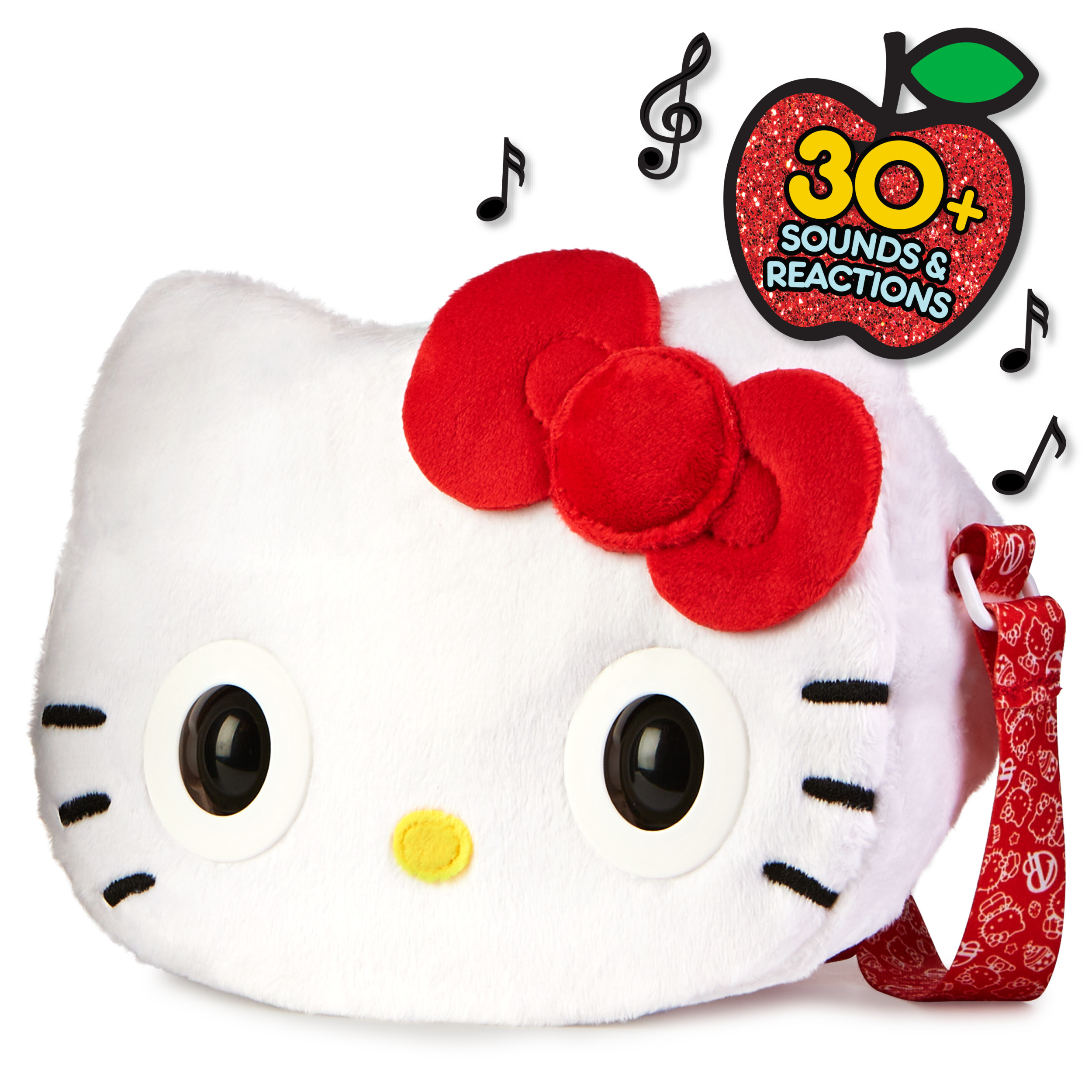 Purse Pets Sanrio Hello Kitty and Friends Hello Kitty Interactive Pet Toy and Handbag with over 30 Sounds and Reactions Kids Toys for Girls Spin Master