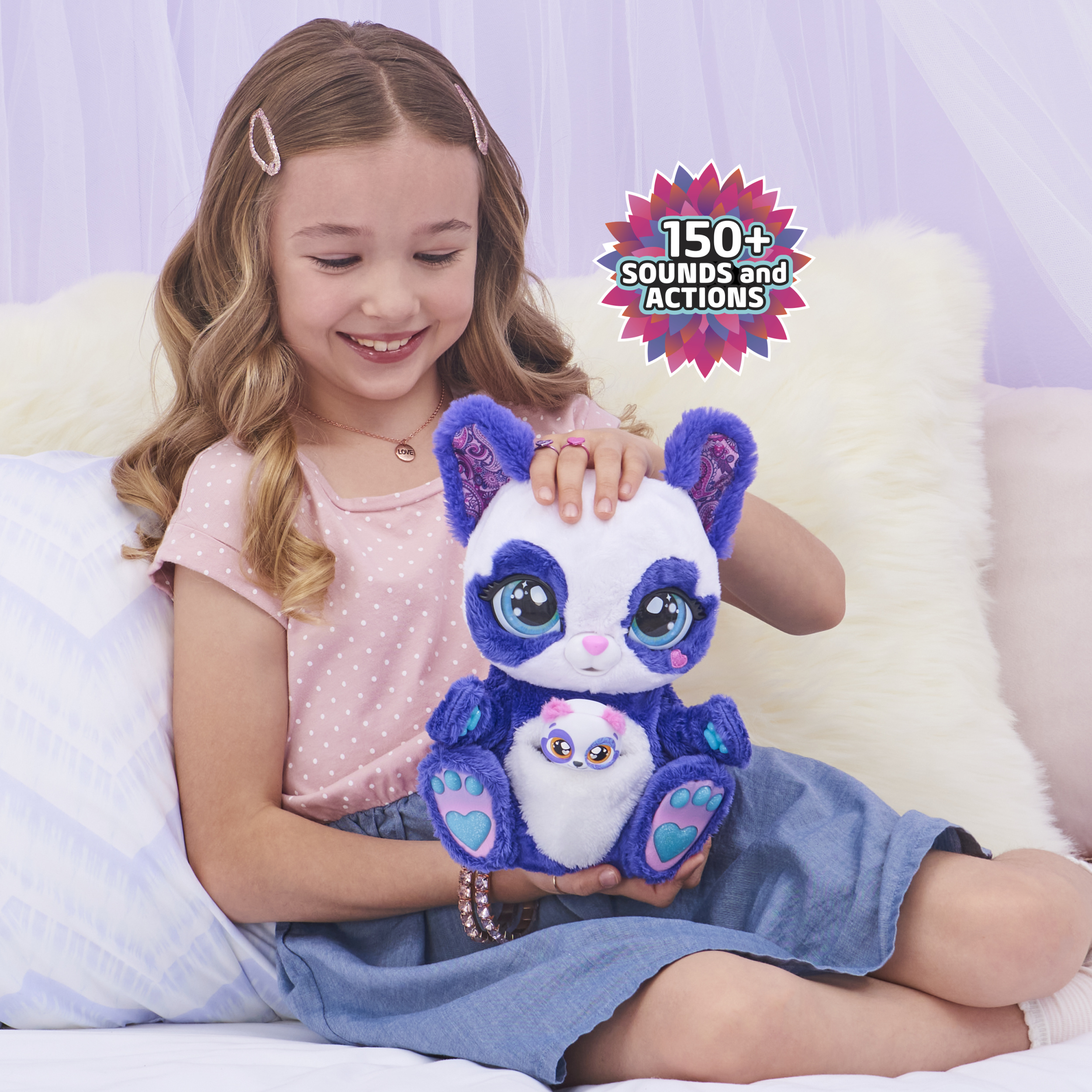 Peek-A-Roo - Interactive Panda-Roo Plush Toy with Mystery Baby-Roo Surprise  - Over 150 Sounds & Actions, 10+ Engaging Games, Songs, Boosts Imagination  & Creativity - Perfect Gift for Girls Ages 5+ | Spin Master